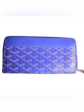 Authentic Goyard Matignon Signature Pattern Long Wallet zip